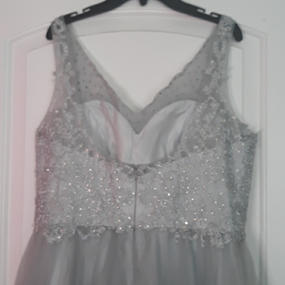 Silver Party Dress - Picture 4 of 7